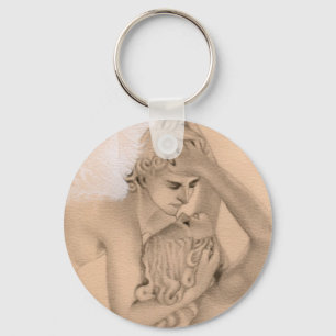 Eros en Psyche Sleutelhanger