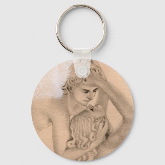 Eros en Psyche Sleutelhanger (Voorkant)