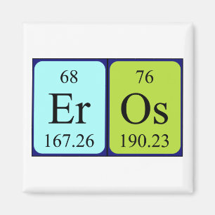 Eros periodiek table name magnet magneet