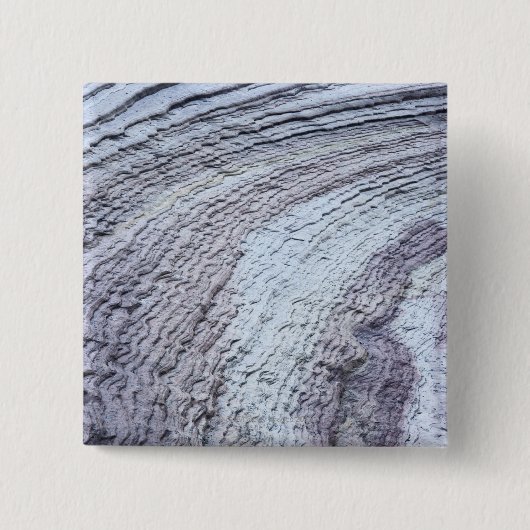 Erosion ,Zion National Park ,Utah 2 Vierkante Button 5,1 Cm (Voorkant)