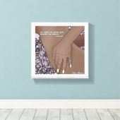 Erótico Canvas Afdruk (Insitu (Houten vloer))