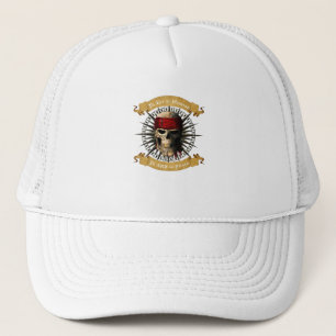 Err is human to ARR is Pirate Skull Jolly Roger Trucker Pet