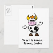 Err is menselijk briefkaart (Voorkant / Achterkant)