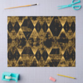 Erratische goud- en zwarte diamanten tissuepapier (Craft)