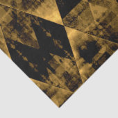 Erratische goud- en zwarte diamanten tissuepapier (Detail)
