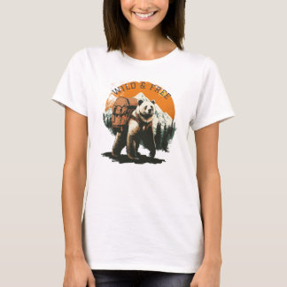 Errer Sauvage, Marcher Libre – T-Shirt Ours de Ran