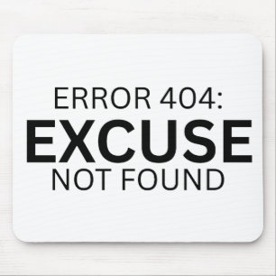 Erreur 404 : Excuse Non Trouvée Tapis de Souris Mi