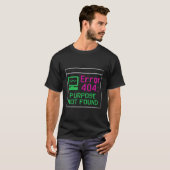 Erreur 404 : Objet introuvable T-shirt Retro Tech (Devant entier)