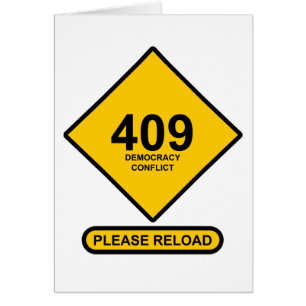 Erreur 409 : Conflit démocratique