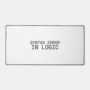 Erreur de syntaxe dans la logique de la machine à 