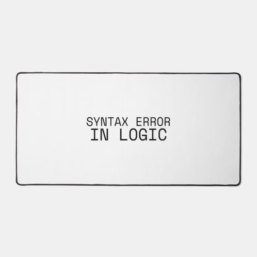 Erreur de syntaxe dans la logique de la machine à  (Recto)