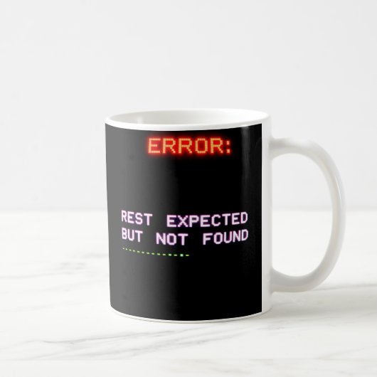 "ERREUR : REPOS ATTENDU MAIS NON TROUVÉ" Mug - Anx (Droite)
