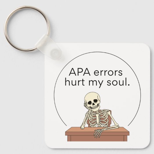 Erreurs APA - Porte-clés (Recto)