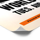 Erroll Garner jazzposter - One World Concert Poster (Hoek)