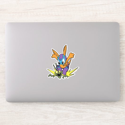 Erron Bug Smash Sticker (Computer)