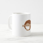 Error Brew-Mok | Retro Pixelated Coffee Cup met " Koffiemok (Voorkant links)