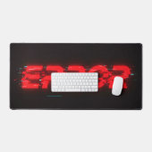 "ERROR" Glitch Aesthetic Extended Desk Mat (Keyboard & Muis)