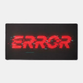 "ERROR" Glitch Aesthetic Extended Desk Mat (Recto)