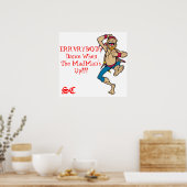 ERRVRYBODY Danser quand le Madman's Up POSTER (Cuisine)