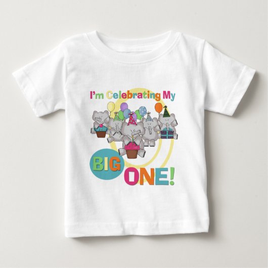 Ęrs T-shirts et cadeaux d'anniversaire d'éléphant (Devant)