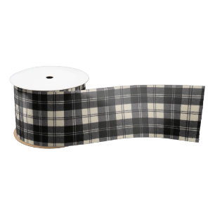 Erskine Black en White Scottish Tartan Lint
