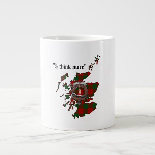 Erskine Clan Badge Jumbo Mug (Devant)
