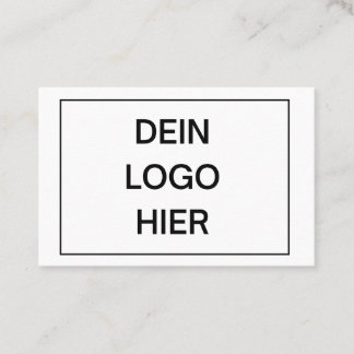 Erstelle deine eigene Visitenkarte Online Visitekaartje