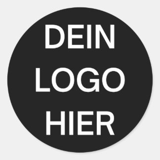 Erstelle deinen eigenen Aufkleber mit deinem Logo Ronde Sticker