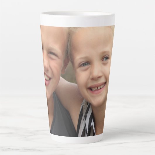 Erstellen Sie Ihr eigenes Foto Latte Mok (Voorkant)