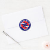 ERT Diver Ronde Sticker (Envelop)