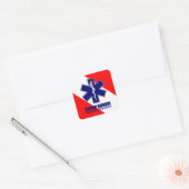 ERT Team Diver Vierkante Sticker (Envelop)