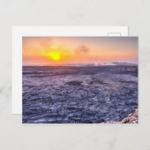 Erta Ale Volcano, Ethiopie Carte postale (Devant / Derrière)