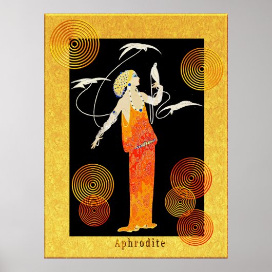 ERTE Aphrodite (artistiquement modifié) Affiche (Devant)