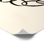 Erté - De cijfers suite, het nummer 0 Poster (Hoek)