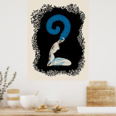 Erté - De cijfers suite, het nummer 2 Poster (Keuken)