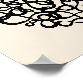 Erté - De cijfers suite, het nummer 8 Poster (Hoek)