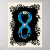 Erté - De cijfers suite, het nummer 8
