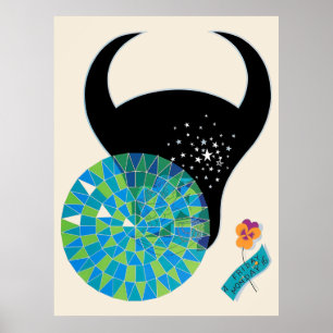 Erté - De dierenriem suite, Stier Poster