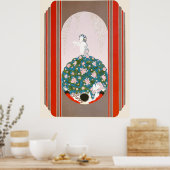 Erté - De lentekleding van Venus Poster (Keuken)