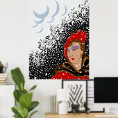 Erté - De seizoenen, de winter Poster (Thuiskantoor)