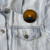 Erte - Fractal Ronde Button 5,7 Cm (In situ)