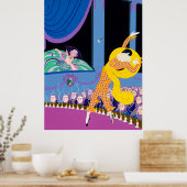 Erté - Harlequin Poster (Keuken)