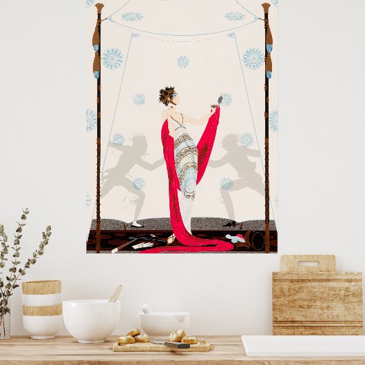 Erté - Het duel Poster (Keuken)