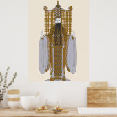 Erté - Kostuumontwerp voor een Mandarijn, Aladin Poster (Keuken)