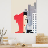 Erté - Modes Poster (Keuken)