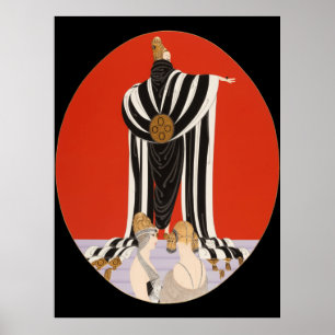 Erté - Monaco [Nachtversie] Poster