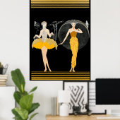 Erté - Ochtenddag Poster (Thuiskantoor)