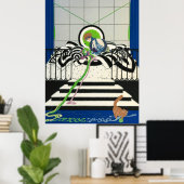 Erté - Paresseuse, 1980 Poster (Thuiskantoor)