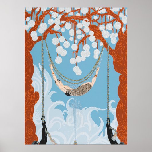 Erté - Spinnenweb, 1980 Poster (Voorkant)