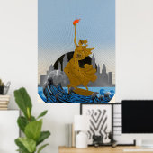Erté - Vrijheidsbeeld (Dag) Poster (Thuiskantoor)